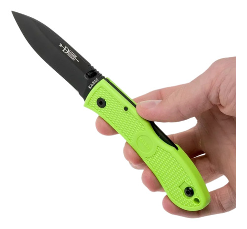 Canivete Ka-bar 4062 Dozier Zombie Green Zytel Aus 8a