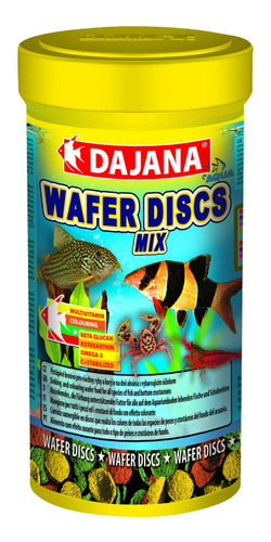 Alimento Peces De Fondo Acuario Wafer Discs Mix 100ml Dajana