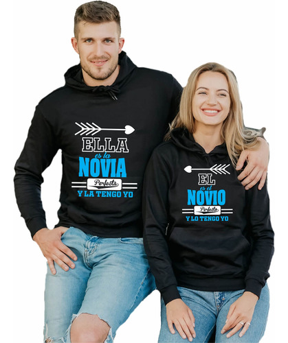 Sudadera Parejas Novia Y Novio Perfecto 14 De Febrero