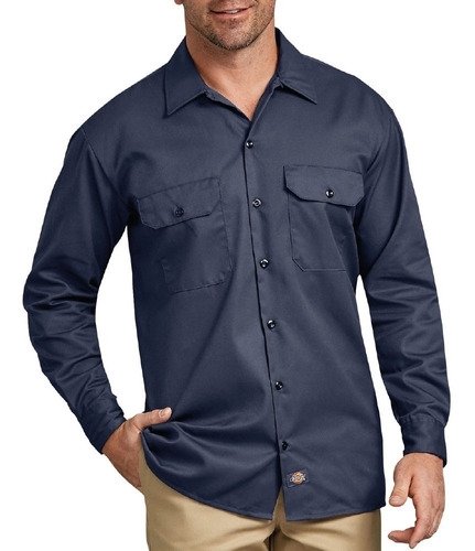 Dickies 574 Camisa De Trabajo Manga Larga Camisola S-2xl