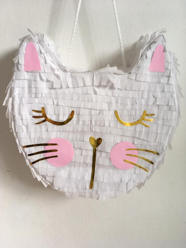 Piñata Gato Gatita Kitty Princesa Chica Cotillon Reutilizabl