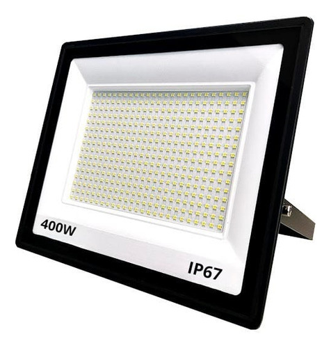 Kit 6 Refletor Led 400w Holofote 6500k Prova D'água Bivolt