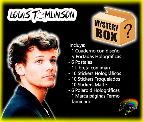 Caja Misteriosa Louis Tomlinson Mystery Box Envío Gratis