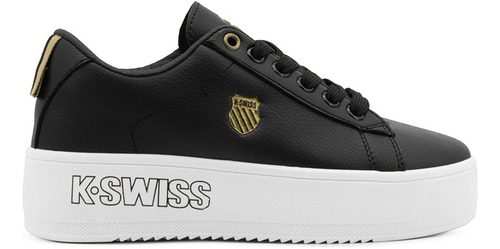 Tenis Dama Casual K-swiss Trinity Antiderrapante Plataforma