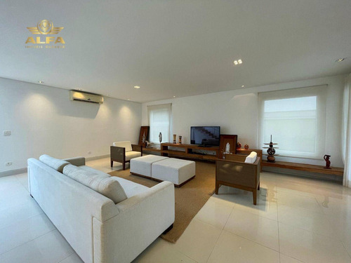 Imagem 10 de 30 de Casa Na Praia, Condomínio Fechado, 4 Suítes, Piscina, Churrasqueira, Jardim, 4 Vagas, Acapulco, Guarujá. - Ca0110