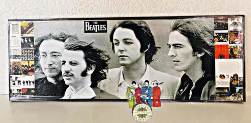 Cuadro De Los Beatles 1968 Con Polioleo