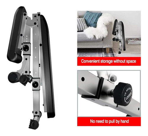 Banco De Ejercicio Ajustable Plegable Alta Calidad Gym Hogar