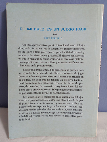 El Ajedrez Es Un Juego Facil (Usado)