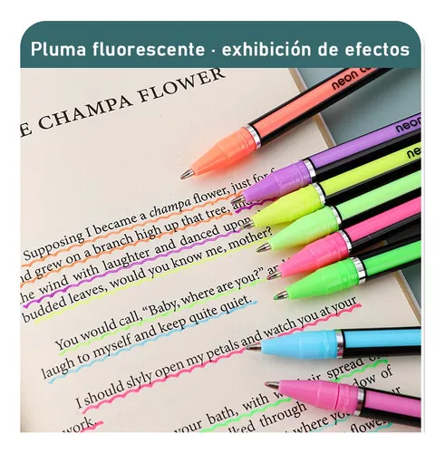 Neon Color Plumas de gel 60 diferentes Colores Metálicas, Glitter, Pastel Y  Neón Bolígrafo con Estuche : : Oficina y papelería