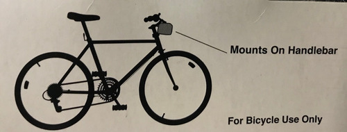 Imagen 4 de 5 de Bolso Para Manubrio De Bicicletas Bell