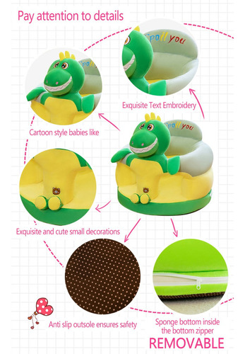 Asiento Para Sentarse, Sofá De Felpa Para Bebés, Soporte Par