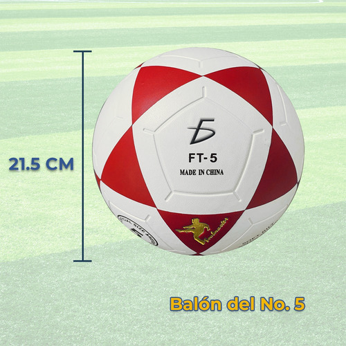 Balón Fútbol #5 Resistente Niños Adultos Deportivo Entreno