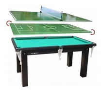 Comprar Mesa 4 Em 1 Sinuca Ping Pong Tenis Mesa Futebol Botao Verde
