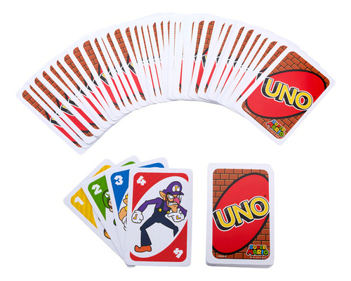 Juego De Cartas Uno Mario Mattel