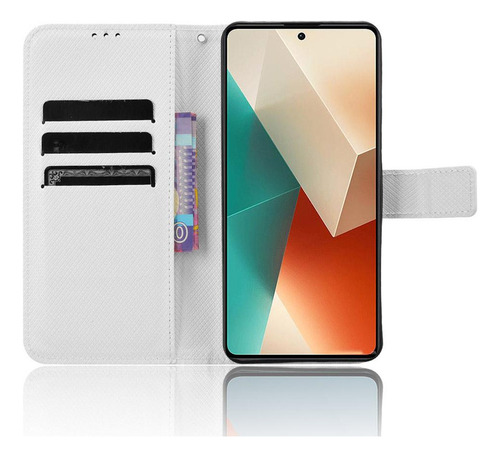 Funda For Xiaomi Redmi Note 13 5g Carpeta Magnética