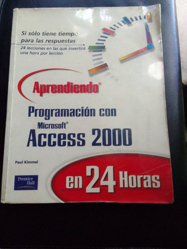 Aprendiendo Microsoft Access 2000 En 24 Horas