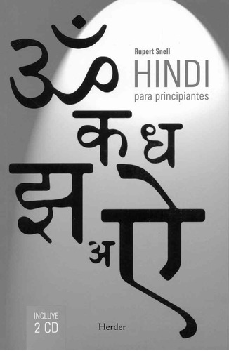 Libro- Hindi Para Principiantes +2 Cd -original