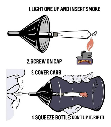 Imagen 2 de 2 de Powerhitter Pipa Para Fumar Bateador De Poder