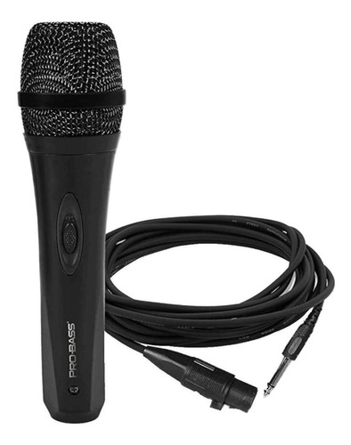 Microfono Vocal Dinamico Probass Pro-mic 500