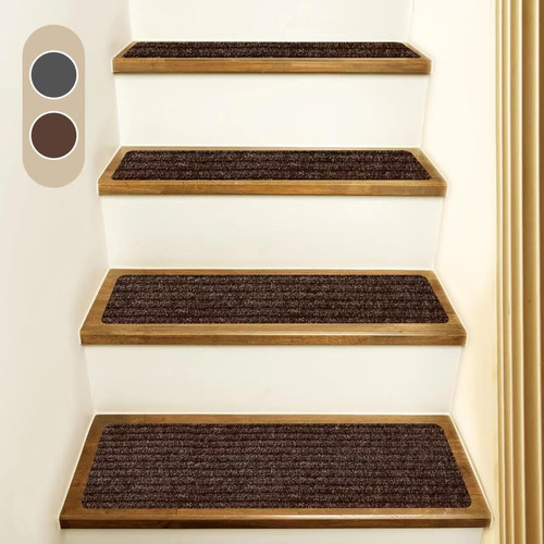 Alfombras Para Escaleras De Madera (paquete De 15 Unidades),