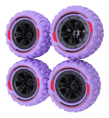 Juego De Neumáticos Violet Rc Para Ruedas De Coche, 4 Unidad