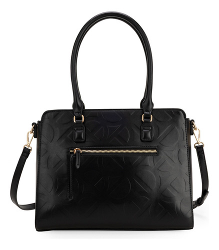 Bolsa Satchel Cloe Isarel I Mediano Color Negro