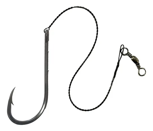 Anzol Ninja Baitholder Black Encastoado Com Girador | MercadoLivre