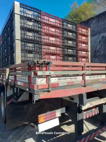 Mb Atego 2426 Semi Leito Truck Carroceria Madeira 16 Palets
