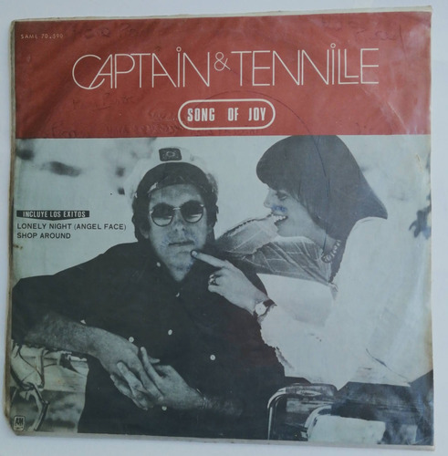 Captain & Tennille Song Of Joy  Disco Vinilo Rock Pop