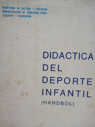 Didactica Del Deporte Infantil Handbol Altabas