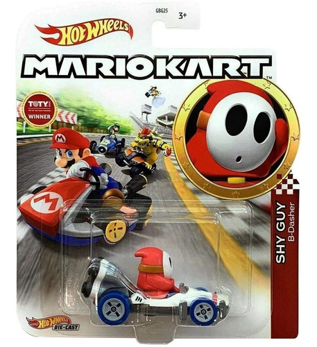 Shy Guy B-dasher Mariokart  Hot Wheels  Nuevo Original