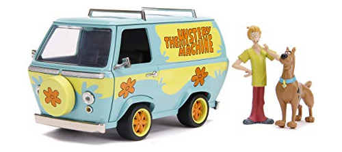 Scooby-doo 1:24 Mystery Machine Coche Fundido A Presión Con 