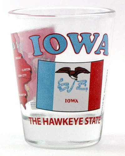 Iowa Estado Hawkeye Collection Todos-americana Vaso Chupito