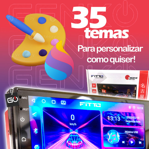 Multimidia 7pol Android Qled 2+64gb C/ Cooler I30 2007-2012