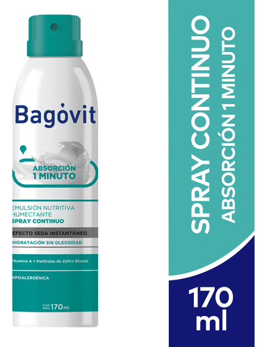 Bagóvit Efecto Seda Spray Continuo X 170ml
