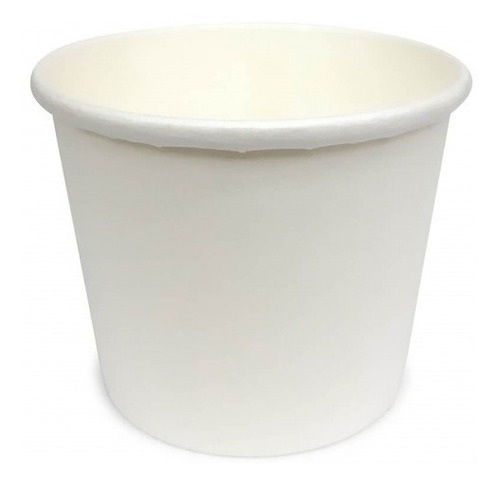 Vaso Blanco 4oz Cartón  50 Unidades