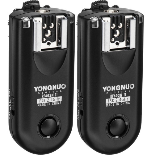 Radio Flash P/ Nikon Sem Fio Yongnuo Rf -603n Ii S/fio