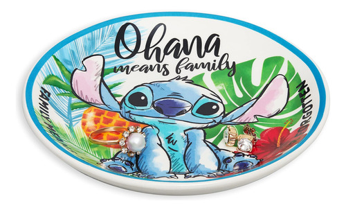 Bandeja De Joyería Disney Lilo & Stitch - Plato De Baratija 