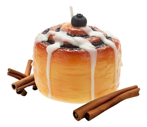 Velas De Vela Mesiiloly Cinnamon Roll En Forma De Canela De
