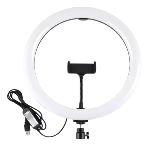 Aro De Luz Con Soporte Para Celular Hx-300 Diámetro: 30 Cm.