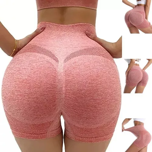 Conjunto Deportivo Dama Short Licra Levanta Cola Push Up+top