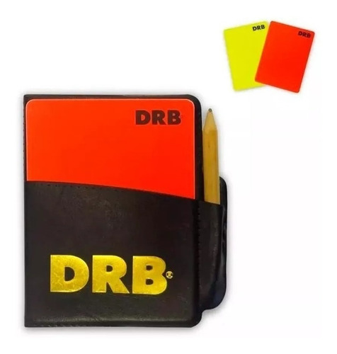 Tarjetas De Arbitro Drb X2 Tarjeta Anotacion Y Lapiz Referee