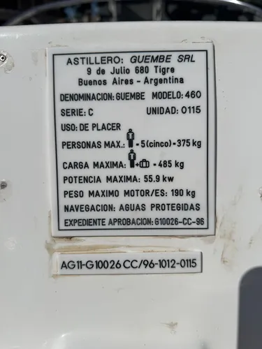 Lancha Open Guembe 2006