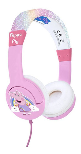Peppa Glitter Rainbow Headphones