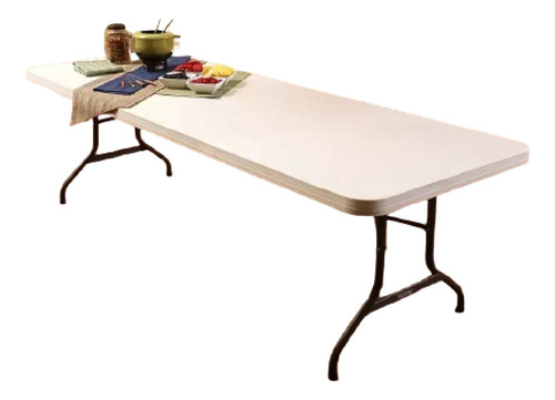 Lifetime Mesa Plegable 2.44m Color Almendra Msi