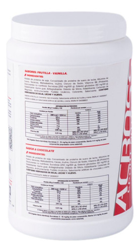 Suplemento Con Proteína Y Carbohidratos - Spc Across X1kg. Sabor Frutilla