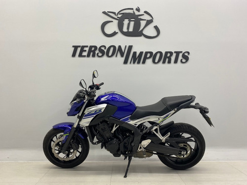 Imagem 2 de 8 de Honda Cb 650f Abs 2018 Azul