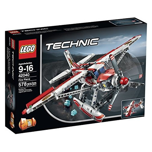 Lego Technic 42040 Fire Plane Building Kit