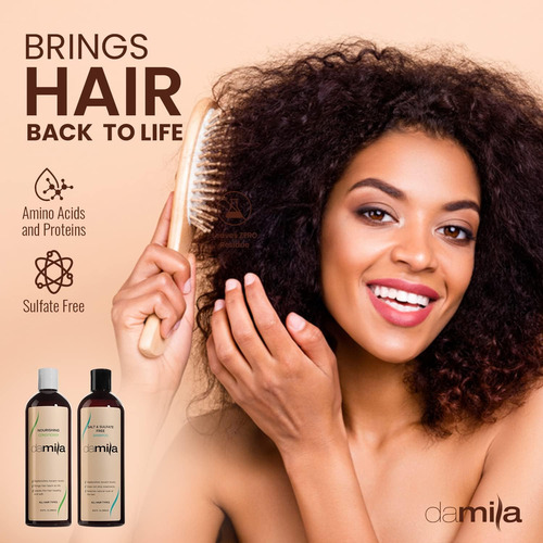 Shampoo E Condicionador Sem Sal E Sulfato Damila Para Cabelo