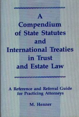 Libro A Compendium Of State Statutes And International Tr...